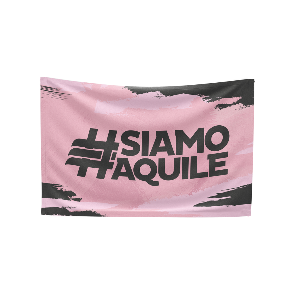 Bandiera "Siamo Aquile"