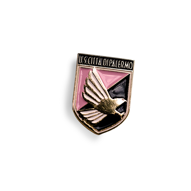 spilla Palermo FC 2000 con stemma U.S. Palermo