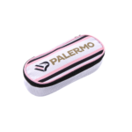 Porta colori scuola rosa nero oval case Palermo FC con logo e scritta