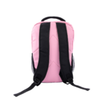 Vista retro zaino tempo libero Palermo FC con spallacci neri