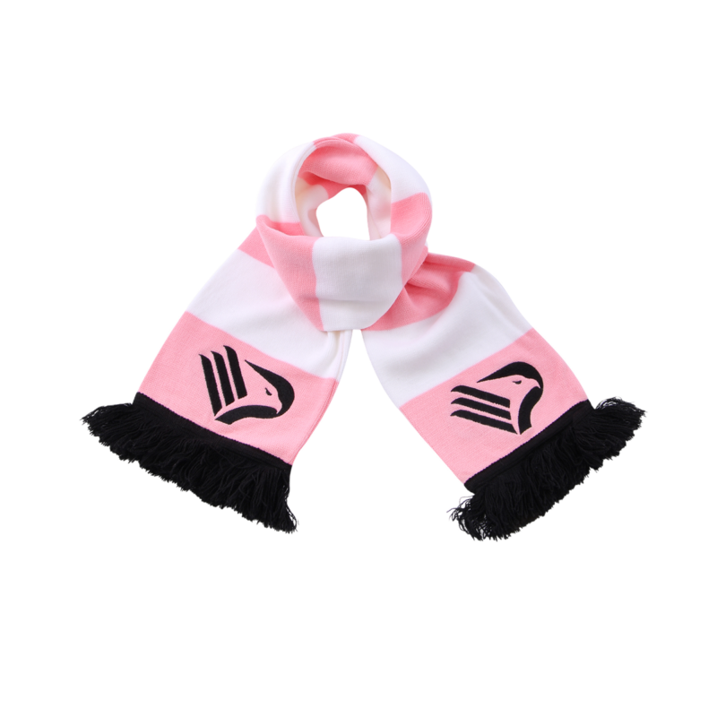 Sciarpa rosanero Palermo FC con frange