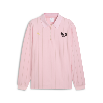 vista frontale della polo a maniche lunghe puma x Palermo FC