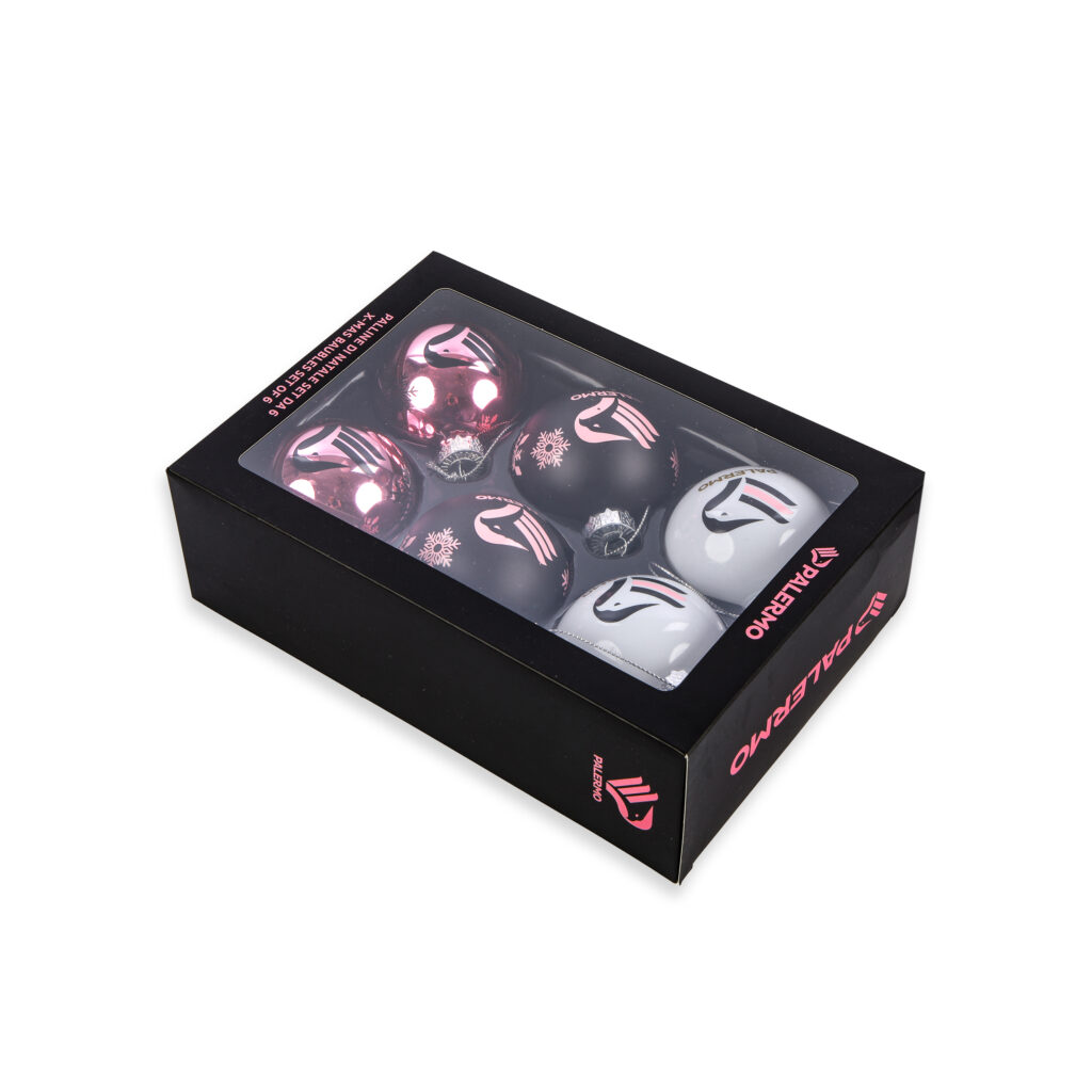 Set of 6 Christmas baubles