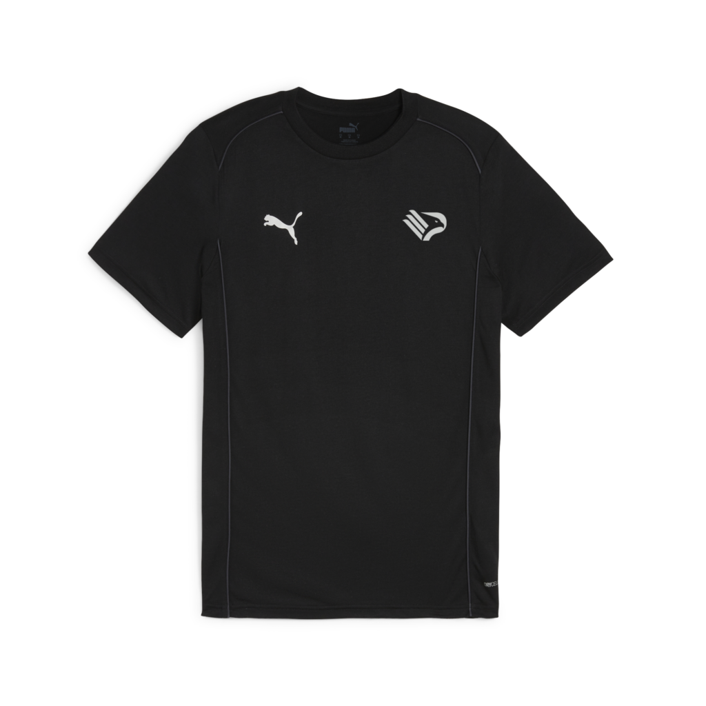 t-shirt nera rappresentanza palermo fc