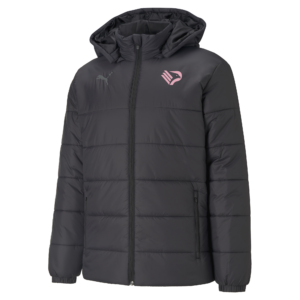 giubbotto rappresentanza palermo fc nero con logo stampato rosa