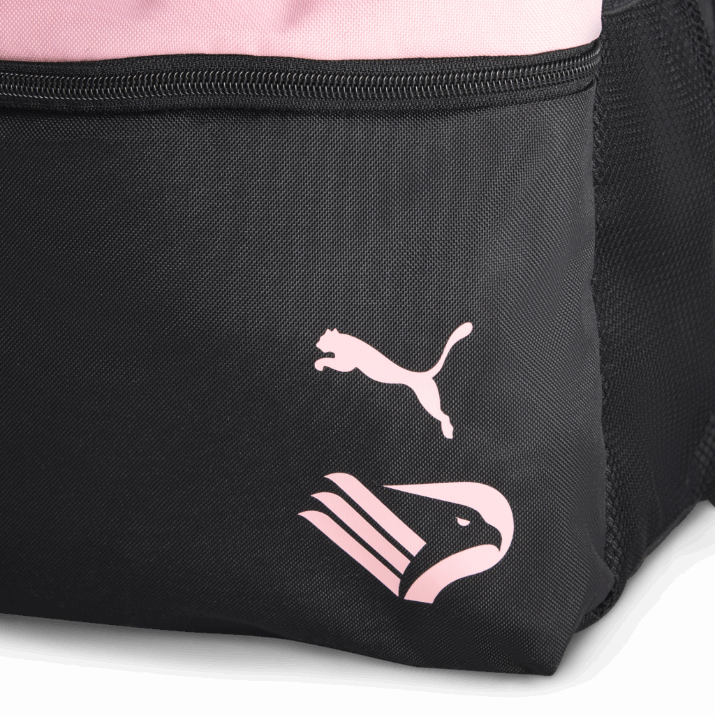 zaino Palermo FC puma nero e rosa dettaglio loghi