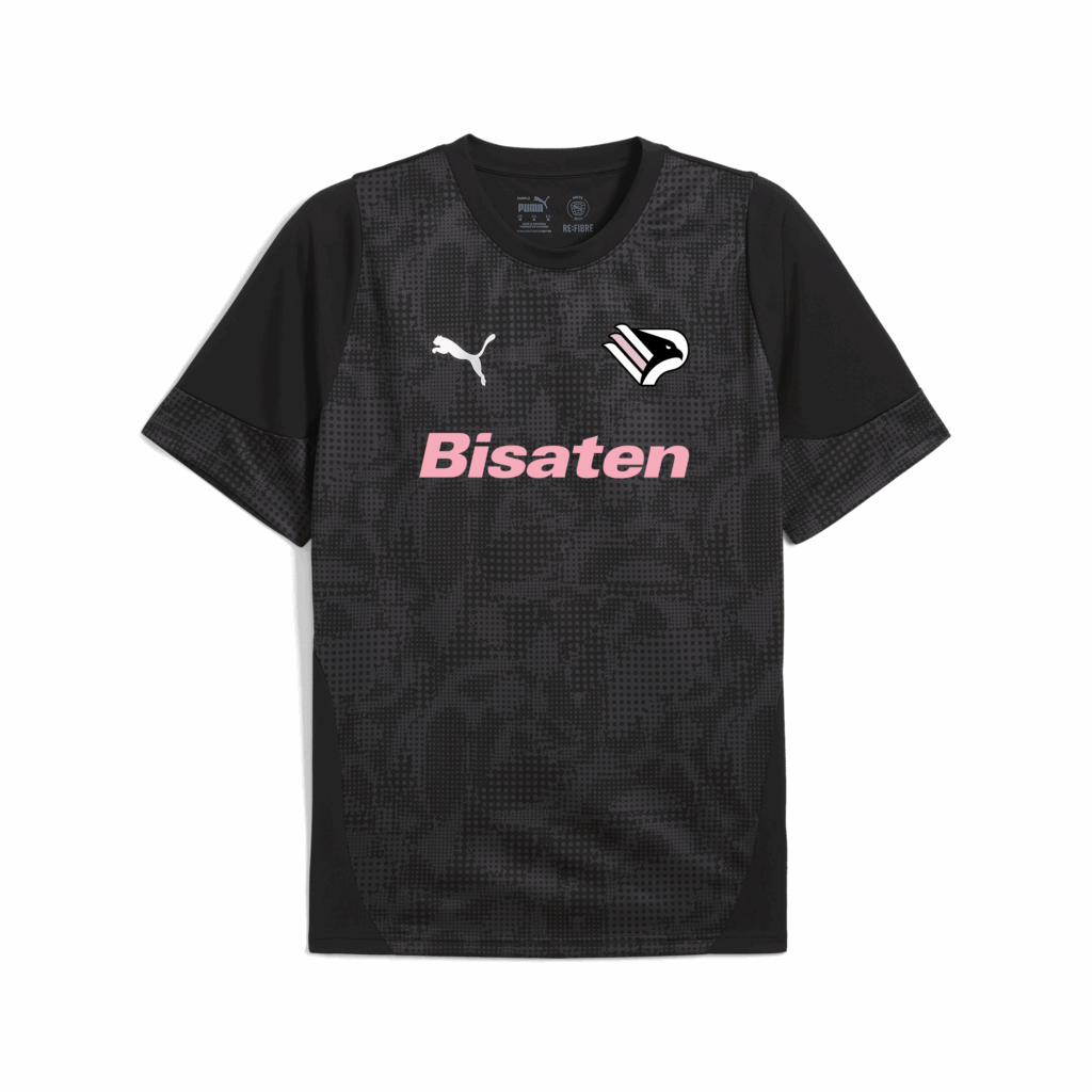 maglia nera allenamento Palermo FC 2025 2026 fronte