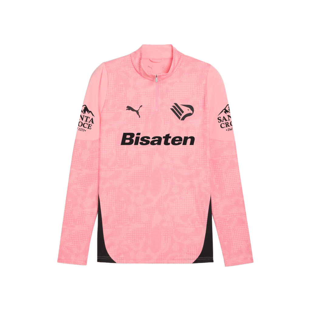 Felpa rosa allenamento Palermo FC 2025 2026 fronte