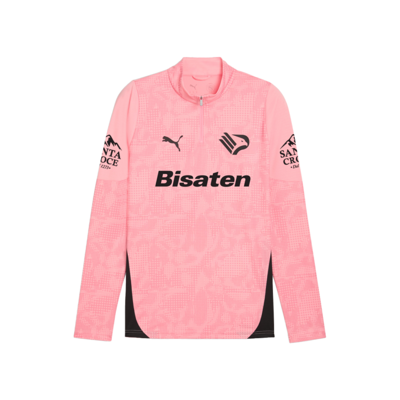 Felpa rosa allenamento Palermo FC 2025 2026 fronte