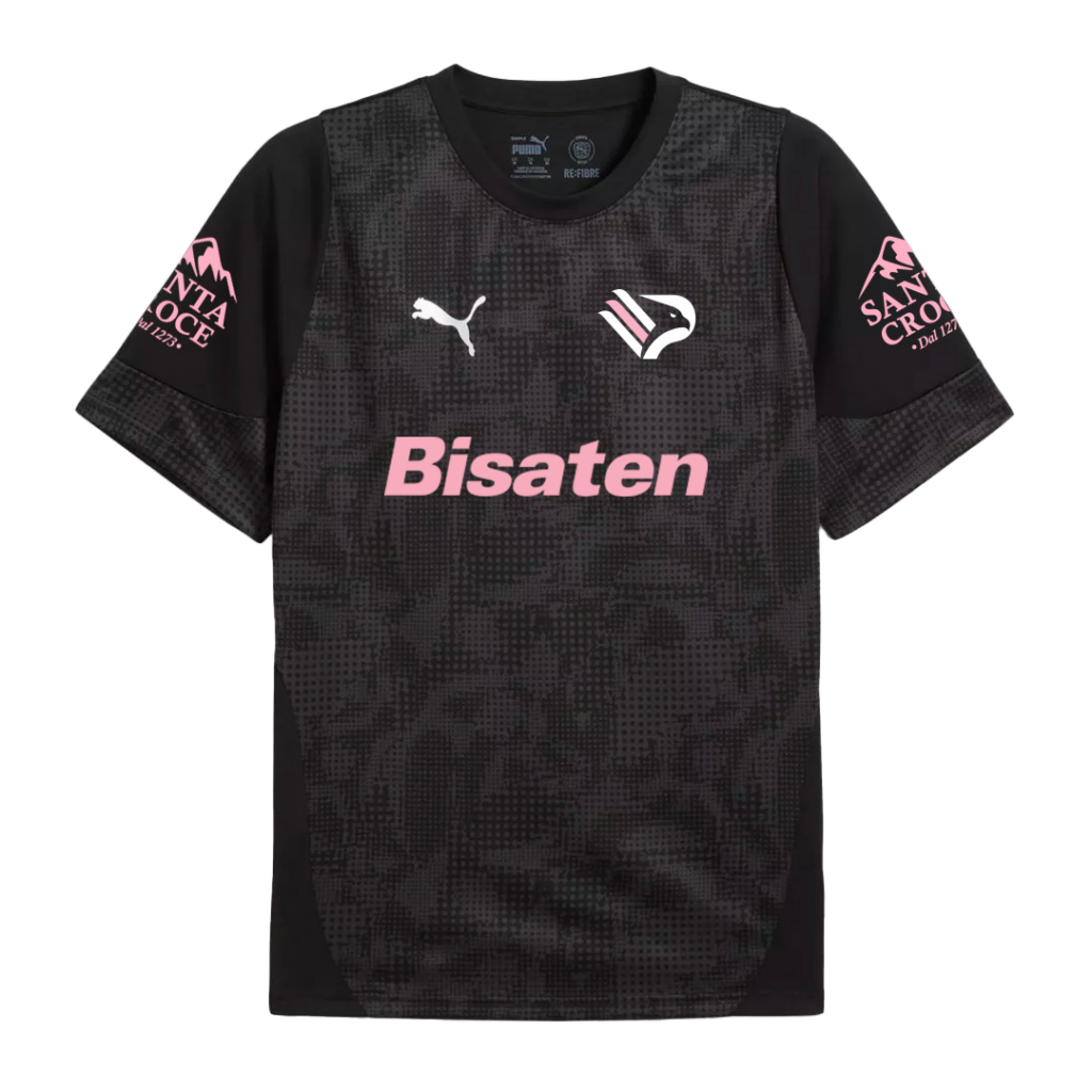 maglia nera allenamento Palermo FC 2025 2026 fronte