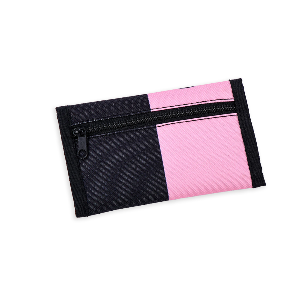 portafoglio rosanero Palermo FC retro con cerniera portamonete