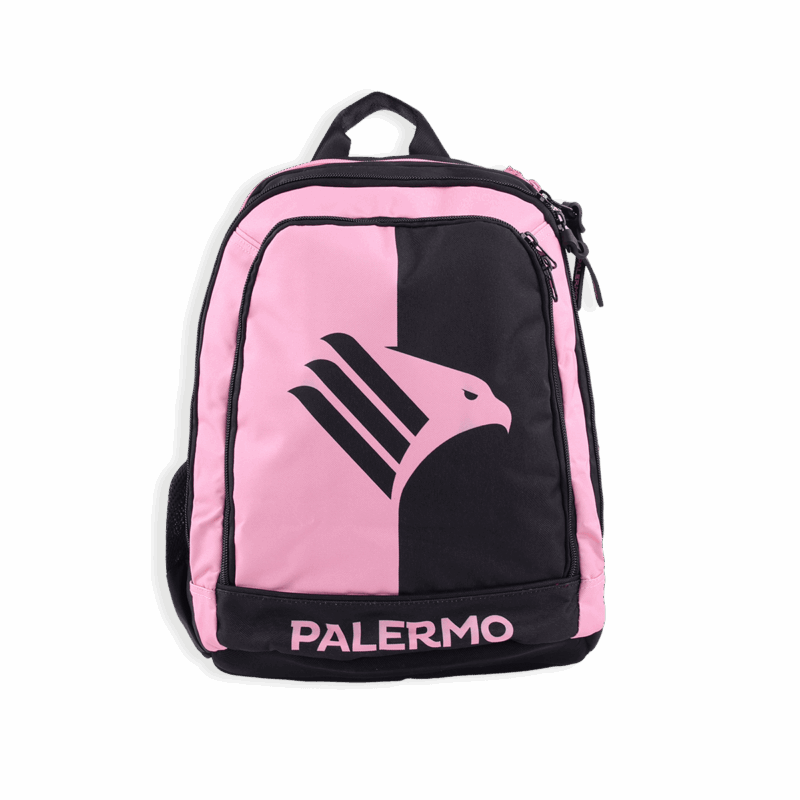 zaino scuola rosanero Palermo FC con aquila e scritta PALERMO