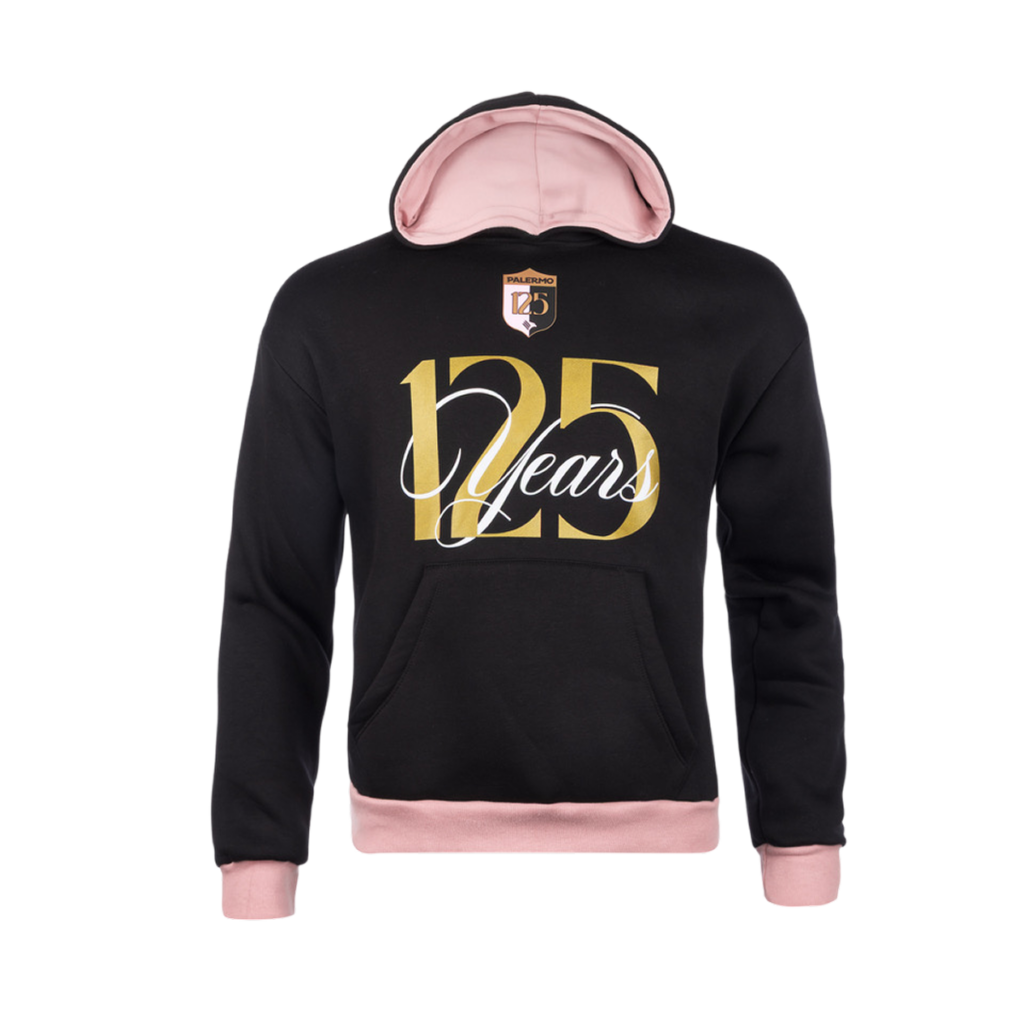 felpa rosanero con cappuccio Palermo FC della capsule 125