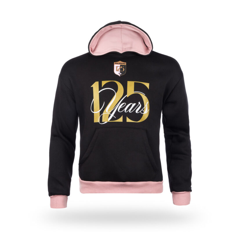 felpa rosanero con cappuccio Palermo FC della capsule 125