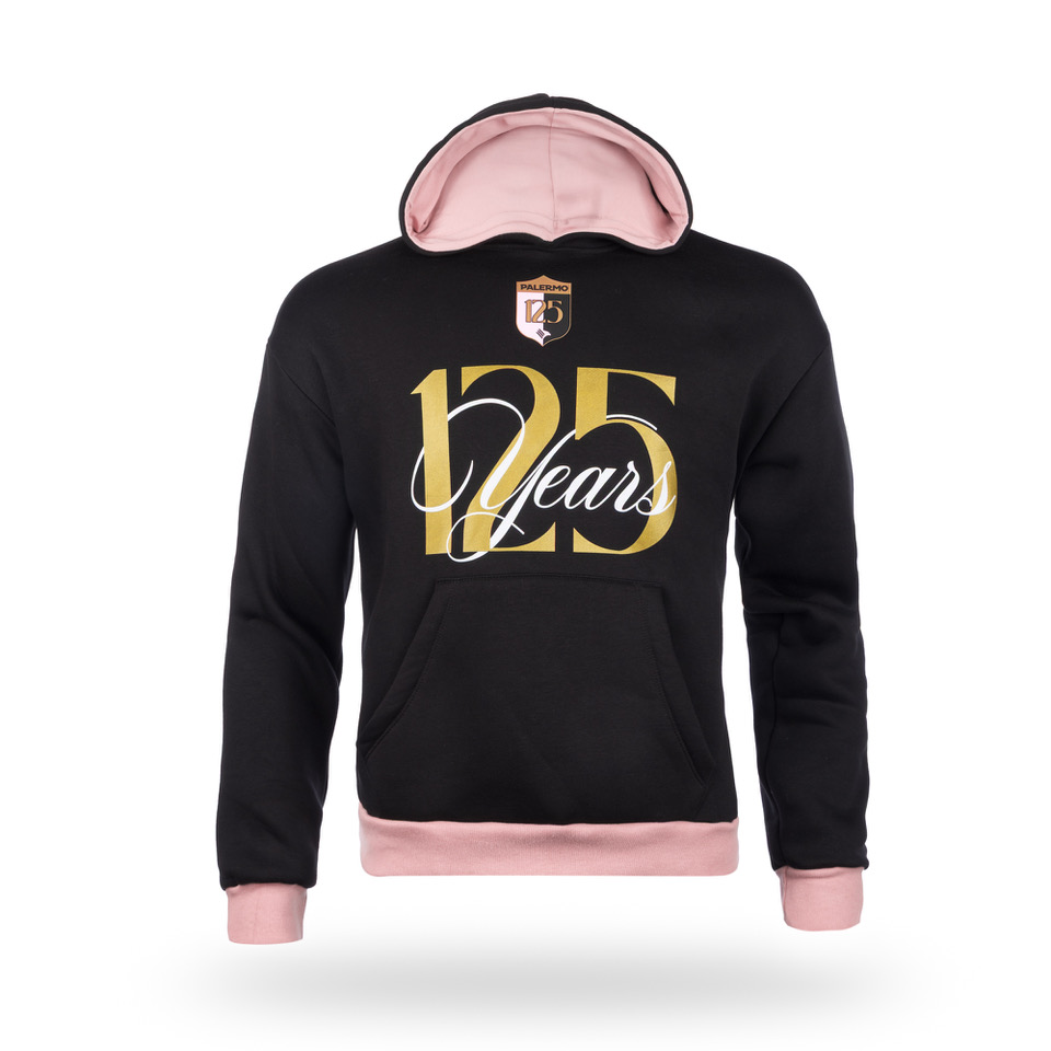 felpa rosanero con cappuccio Palermo FC della capsule 125