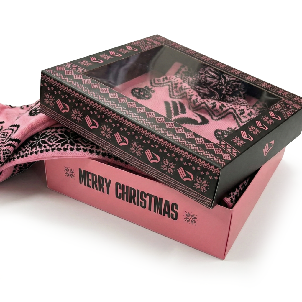 Christmas Pack: Sciarpa e cappello rosanero del Palermo FC