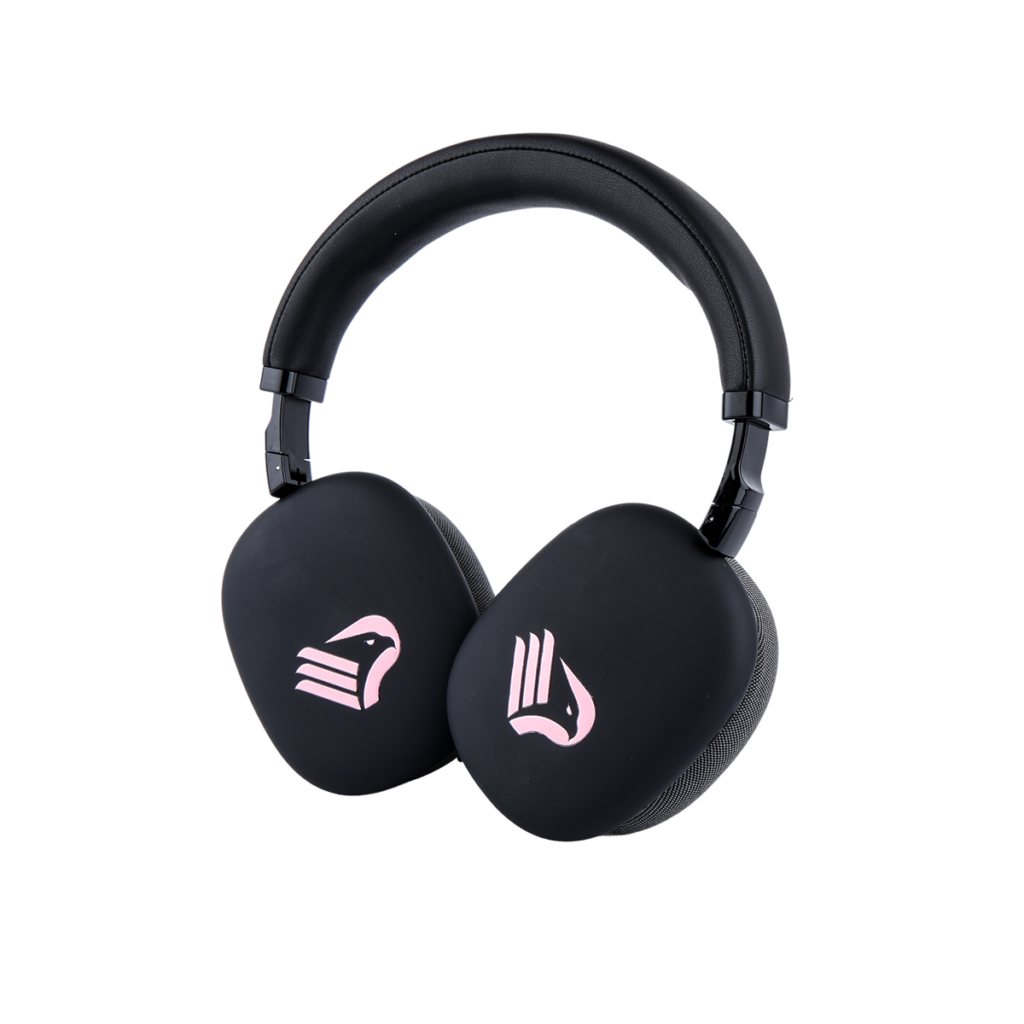 Cuffie Bluetooth over-ear Palermo FC con logo aquila rosa