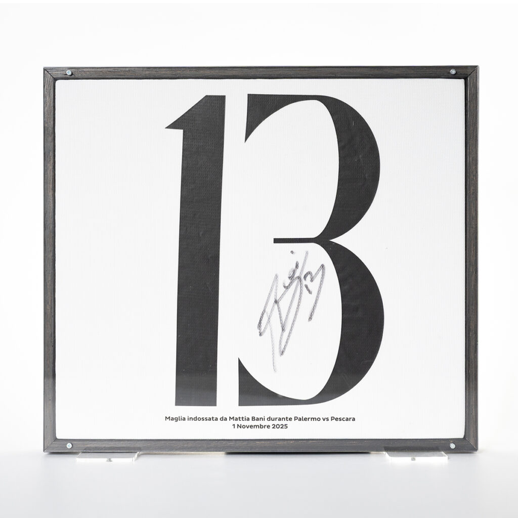 Palermo FC Maglia indossata Mattia Bani