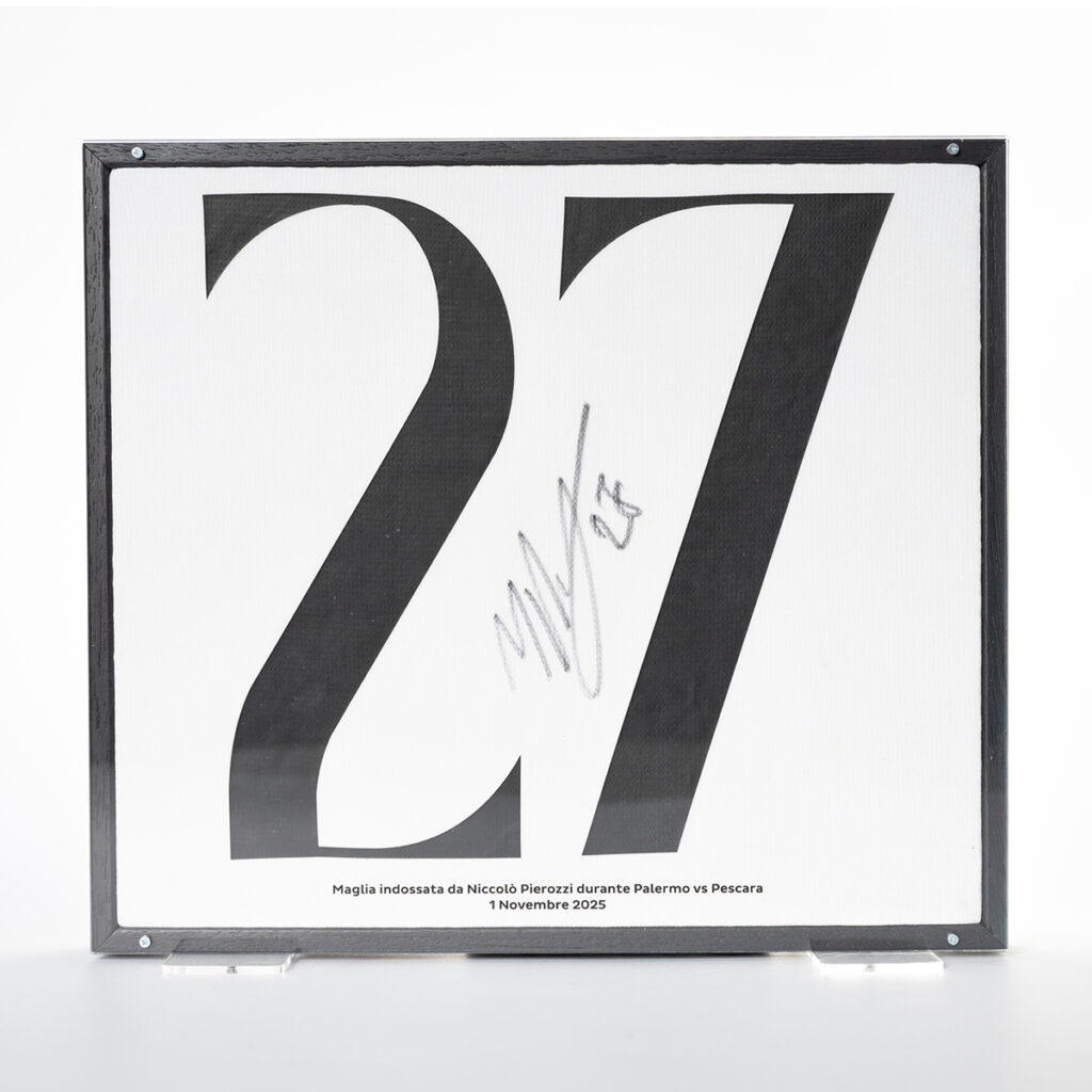 Palermo FC Maglia indossata Niccolò Pierozzi