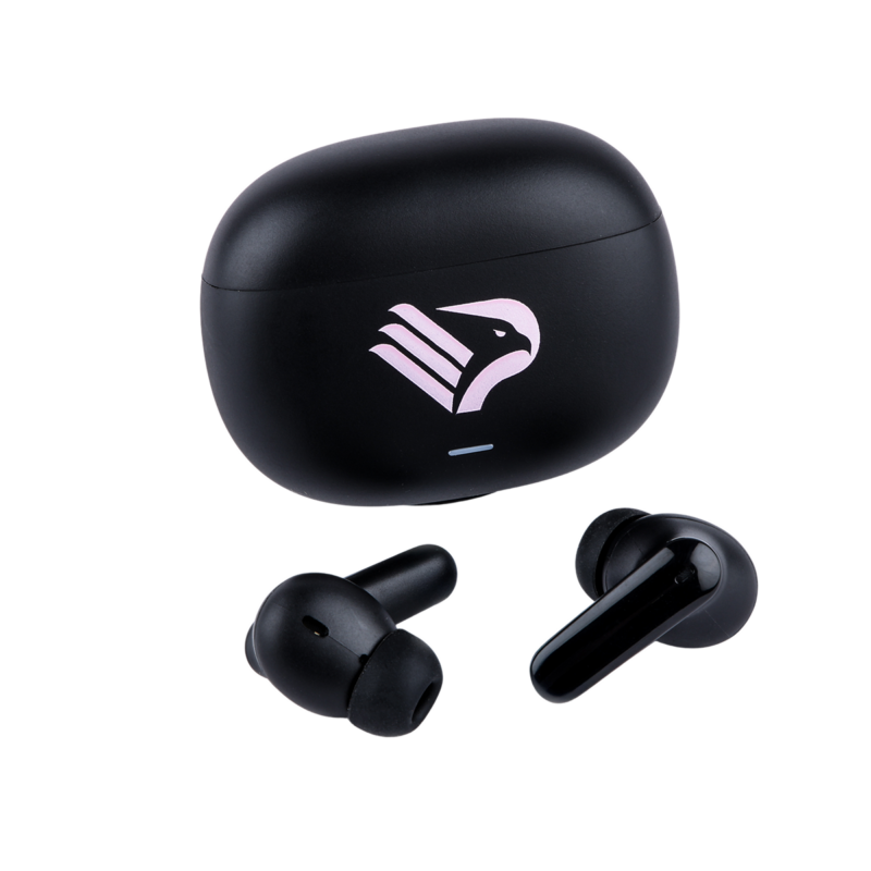Cuffie Bluetooth in-ear Palermo FC con custodia di ricarica