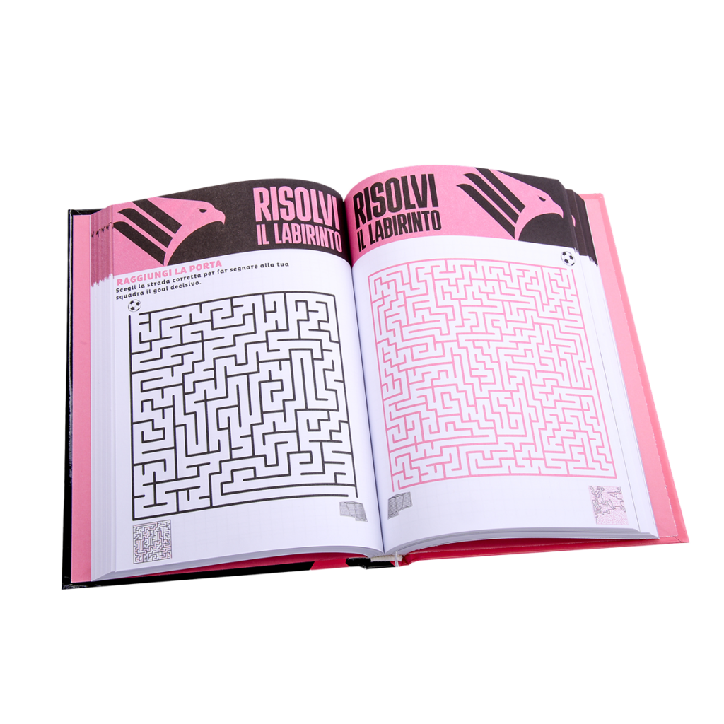 diario Palermo FC aperto su giochi "Risolvi il labirinto"