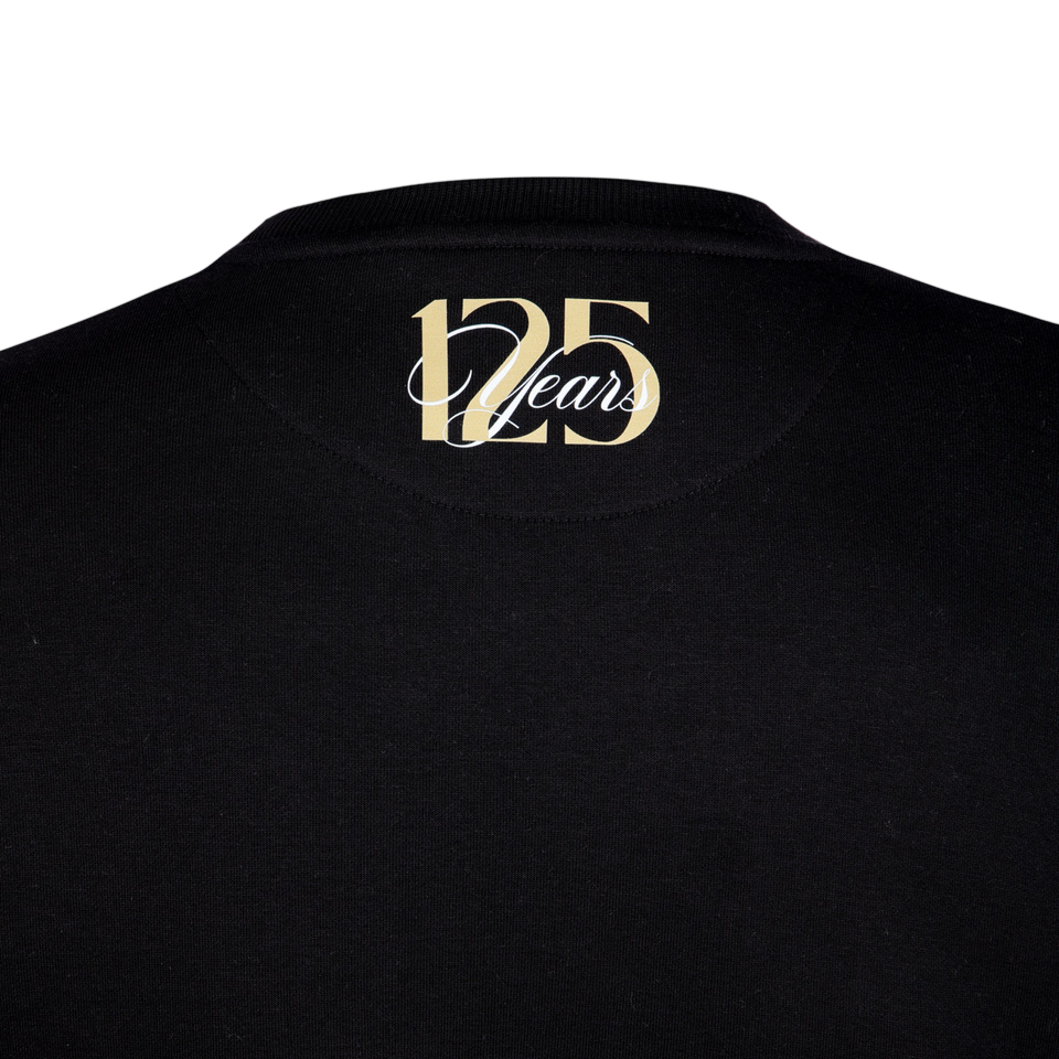 Dettaglio del retro Felpa girocollo capsule 125 Palermo FC con scritta "125 years"