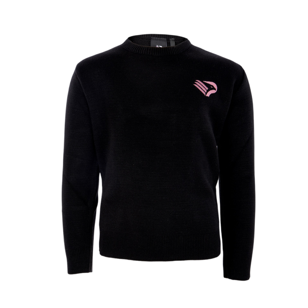Maglione per bambino Palermo FC nero con stemma aquila rosa