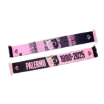 fronte e retro della sciarpa raso Palermo FC della Capsule 125