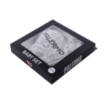 box chiusa del set neonato Palermo FC grigio nero 2024 2025
