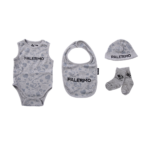 Set neonato grigio e nero Palermo FC