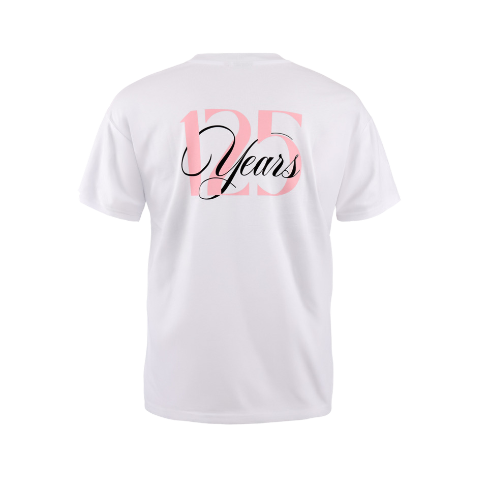 Retro della T-Shirt bianca Palermo FC capsule 125 anniverario