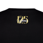 Dettaglio retro della t-Shirt nera Palermo FC capsule 125 con scritta "125 Years"