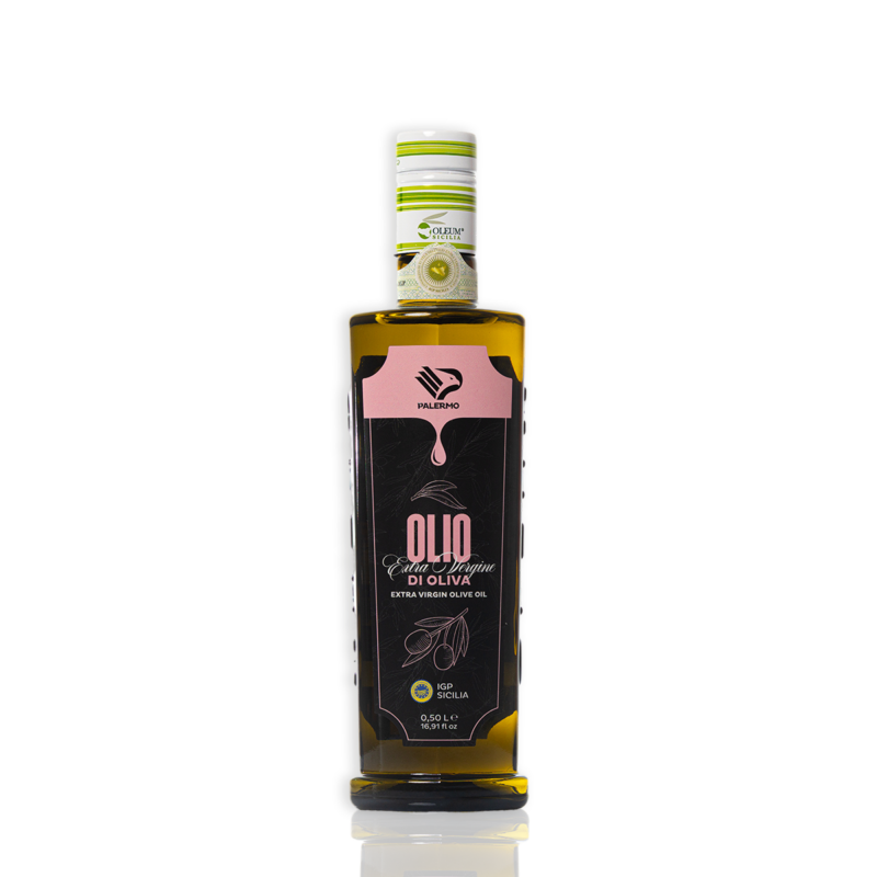 Olio Extra Vergine di Oliva Palermo FC fronte