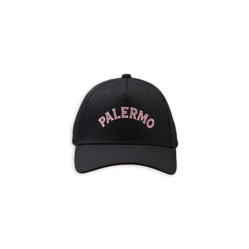 Cappello Palermo FC - Collezione Aquile con scritta rosa PALERMO ricamata sul fronte