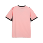 vista posteriore maglia gara home Palermo FC 2025/26 adulto, con scritta PALERMO sotto il collo