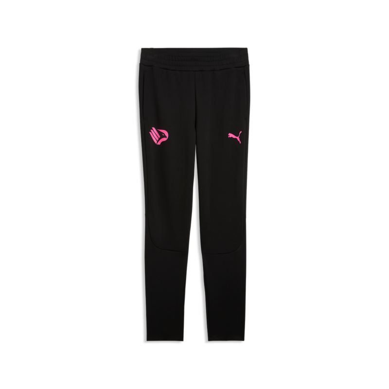 Pantaloni rappresentanza Palermo FC 2026-27 con loghi fucsia Puma e Palermo