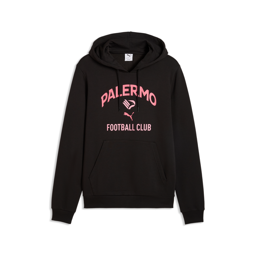 Felpa con cappuccio nera Palermo FC