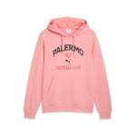 Felpa con cappuccio rosa Palermo FC fronte